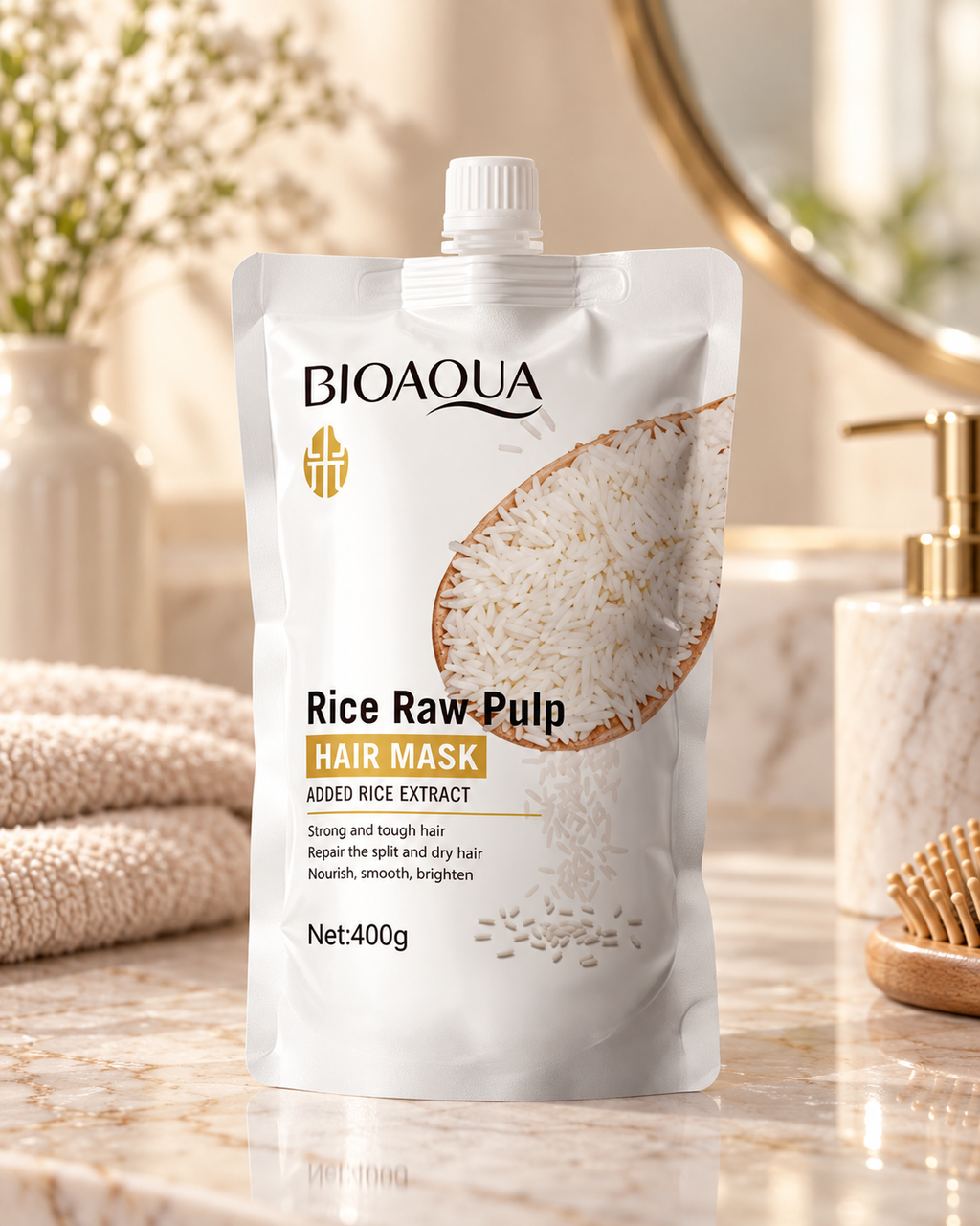 BIOAQUA Rice Raw Pulp Hair Mask