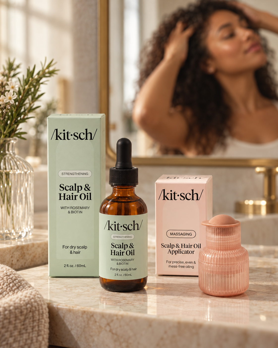 Scalp Oil Applicator + Biotin Oil Bundle