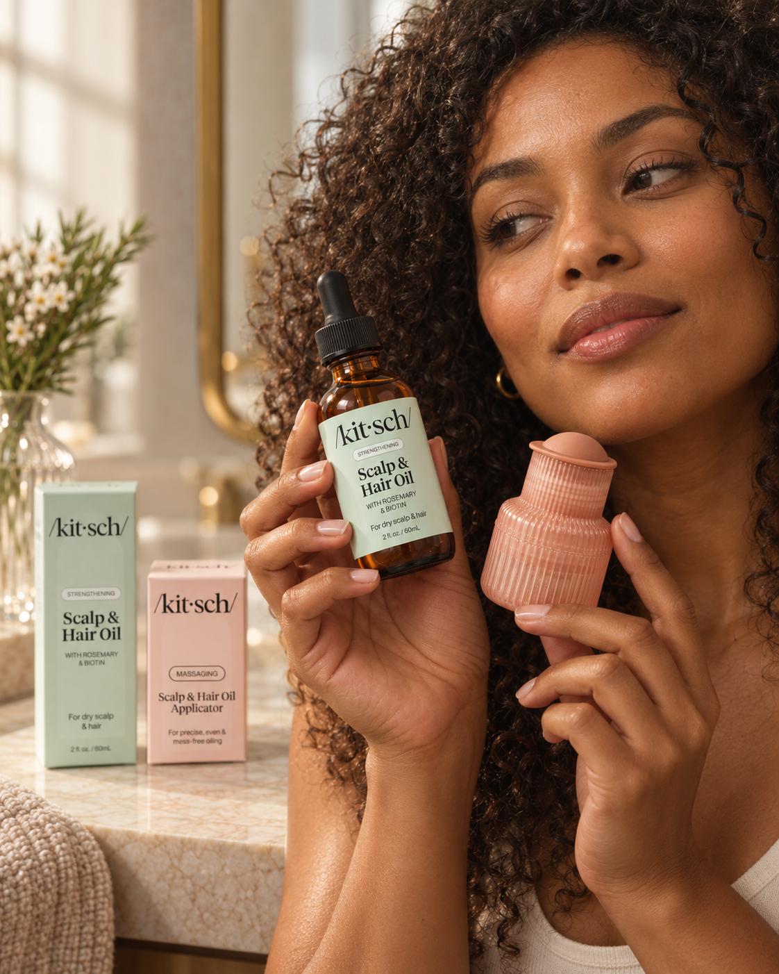 Scalp Oil Applicator + Biotin Oil Bundle
