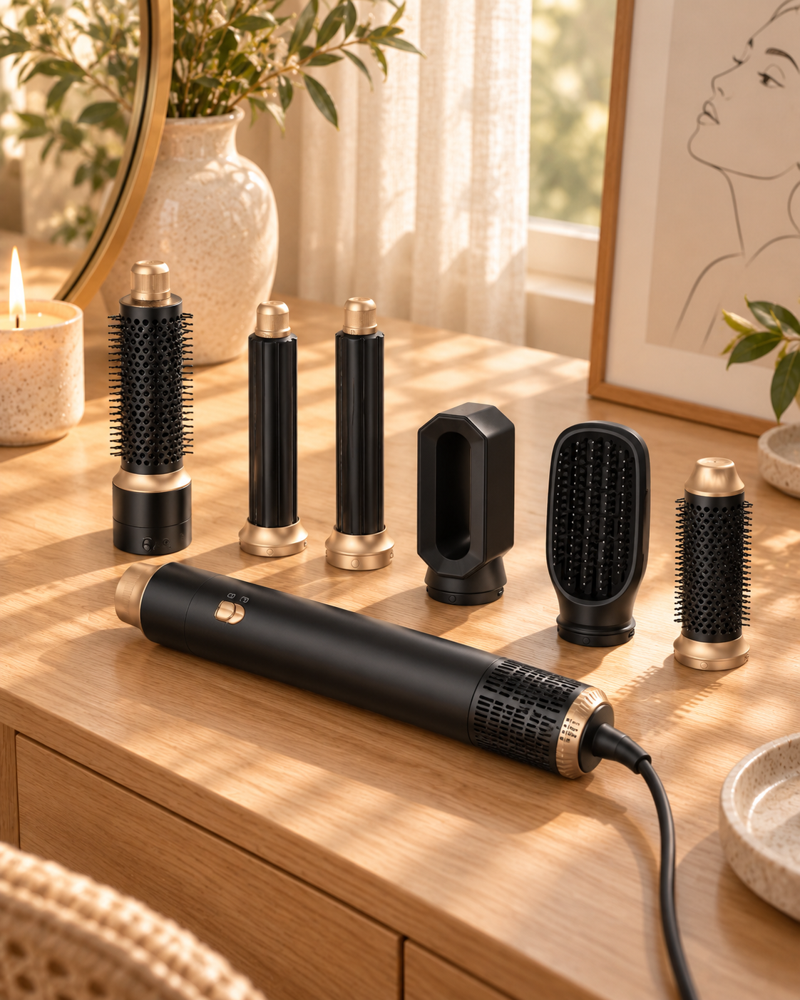 Professional 5-in-1 Hot Air Styler